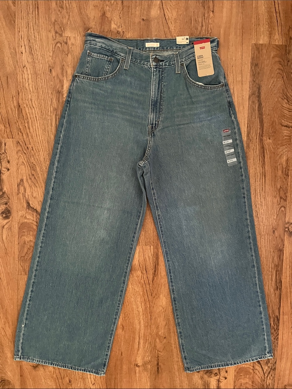 NWT Levi’s Cinch Baggy Wide Leg Jeans - Picture 5 of 15